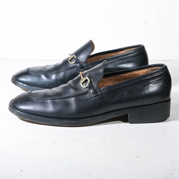 Gucci Horsebit Loafers in Black/Gold - 11.5 - Picture 6 of 7